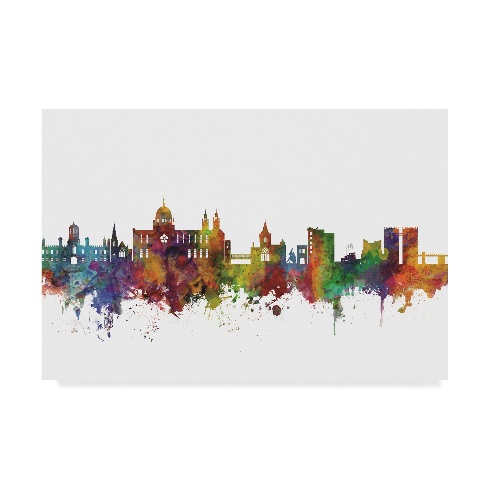 Trademark Fine Art 'Galway Ireland Skyline II' Canvas Art by Michael Tompsett