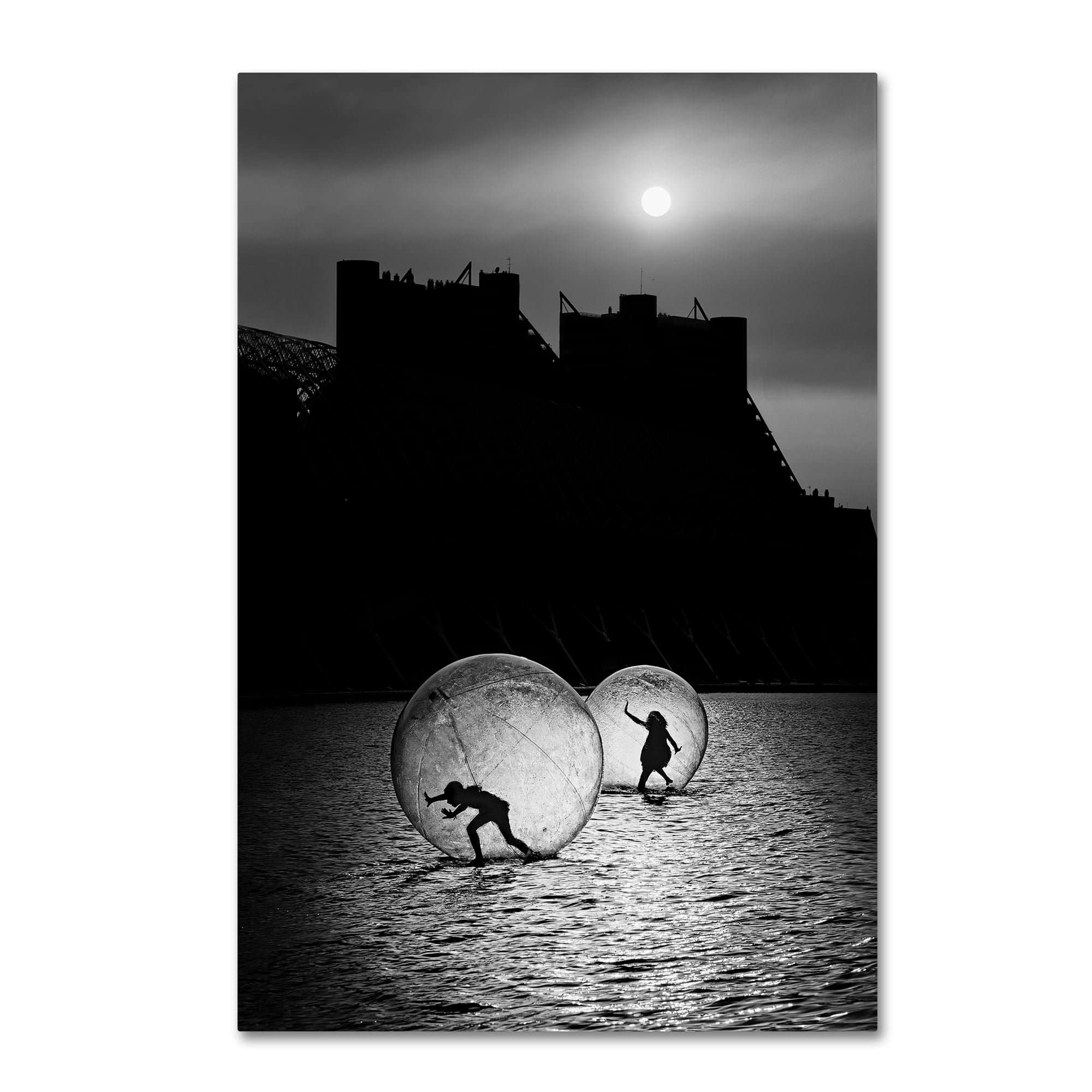Trademark Fine Art 'Games In A Bubble' Canvas Art by Juan Luis Duran
