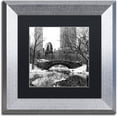 thumbnail image 1 of Trademark Fine Art "Gapstow Bridge Central Park" Canvas Art by Philippe Hugonnard, Black Matte, Silver Frame, 1 of 4