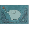 thumbnail image 1 of Trademark Fine Art "Garden Elephant" Canvas Art by Carla Martell, 1 of 1