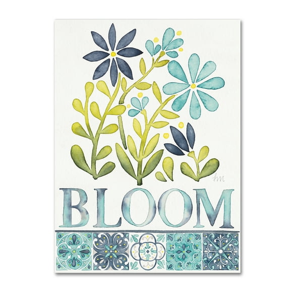 Trademark Fine Art 'Garden Getaway Inspiration II' Canvas Art by Laura Marshall