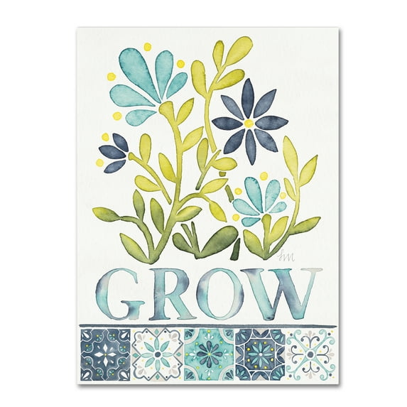 Trademark Fine Art 'Garden Getaway Inspiration IV' Canvas Art by Laura Marshall