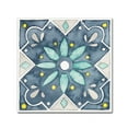thumbnail image 1 of Trademark Fine Art 'Garden Getaway Tile V Blue' Canvas Art by Laura Marshall, 1 of 3