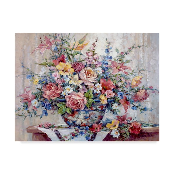 Trademark Fine Art 'Garden Glory' Canvas Art by Barbara Mock