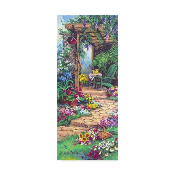 Trademark Fine Art 'Garden Hideaway' Canvas Art by Barbara Mock