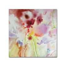 Trademark Fine Art 'Garden Impressions 3' Canvas Art by Sheila Golden