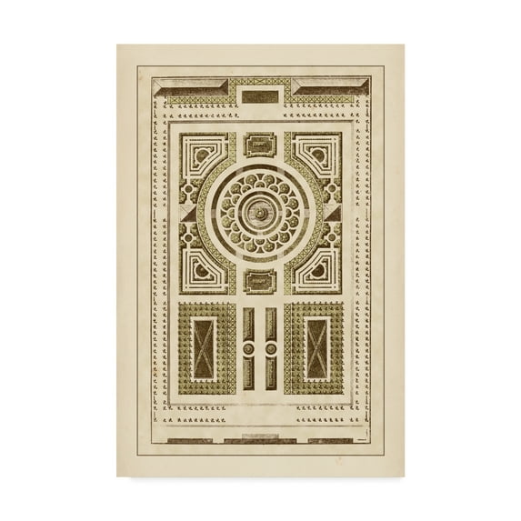 Trademark Fine Art 'Garden Maze V' Canvas Art by J.F. Blondel