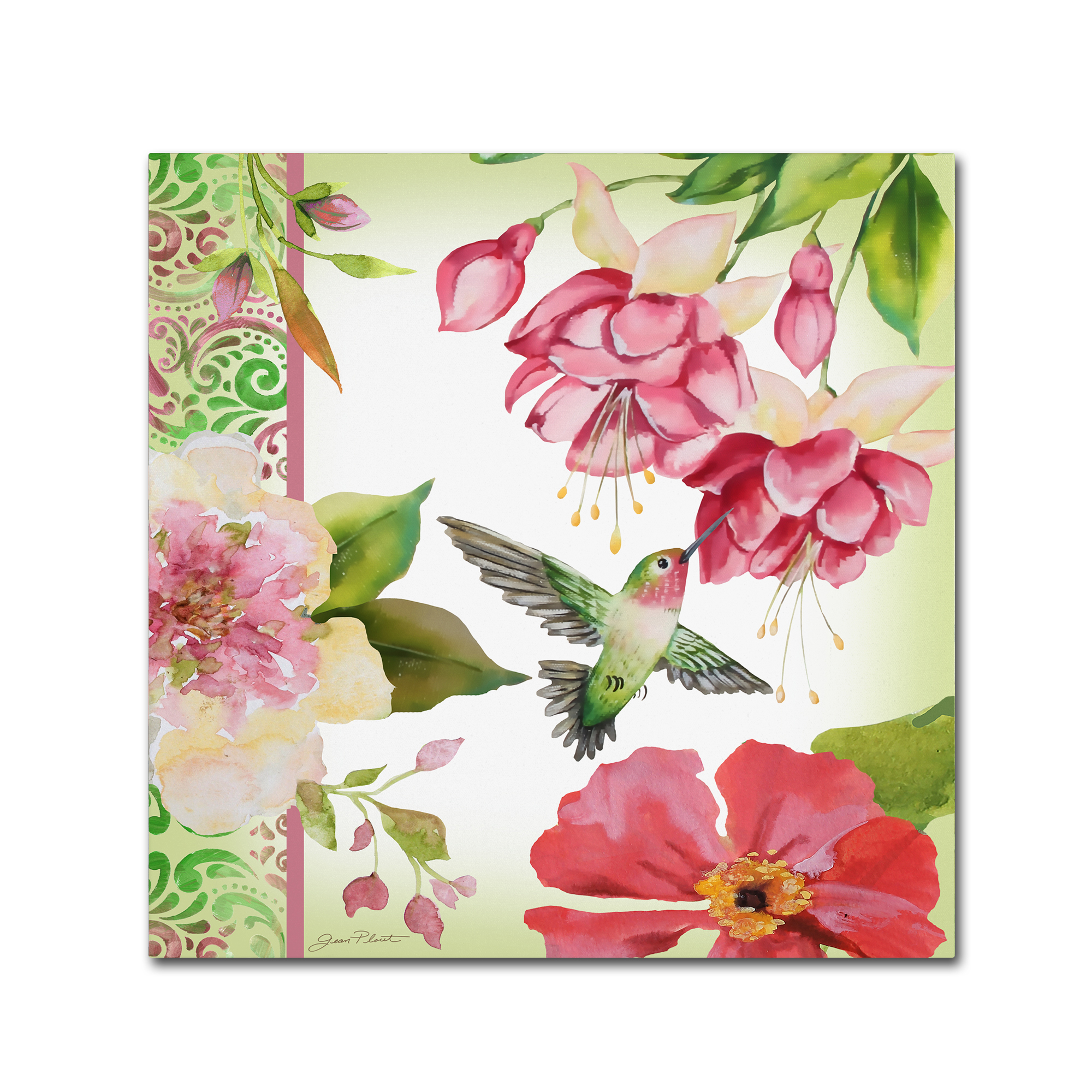 Trademark Fine Art 'Garden Party 1' Canvas Art by Jean Plout