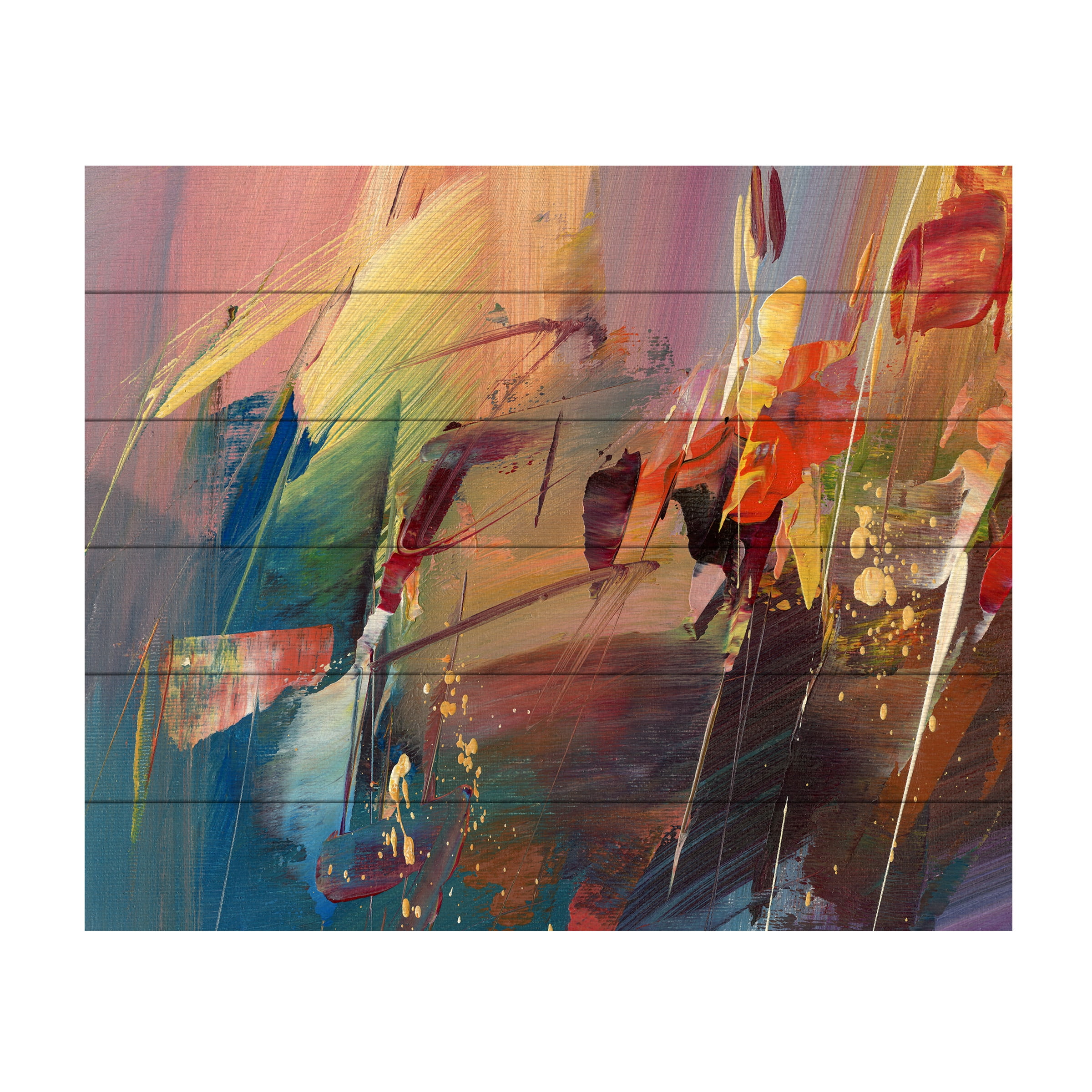 Trademark Fine Art 'Garden' Wooden Wall Art Art by Ricardo Tapia