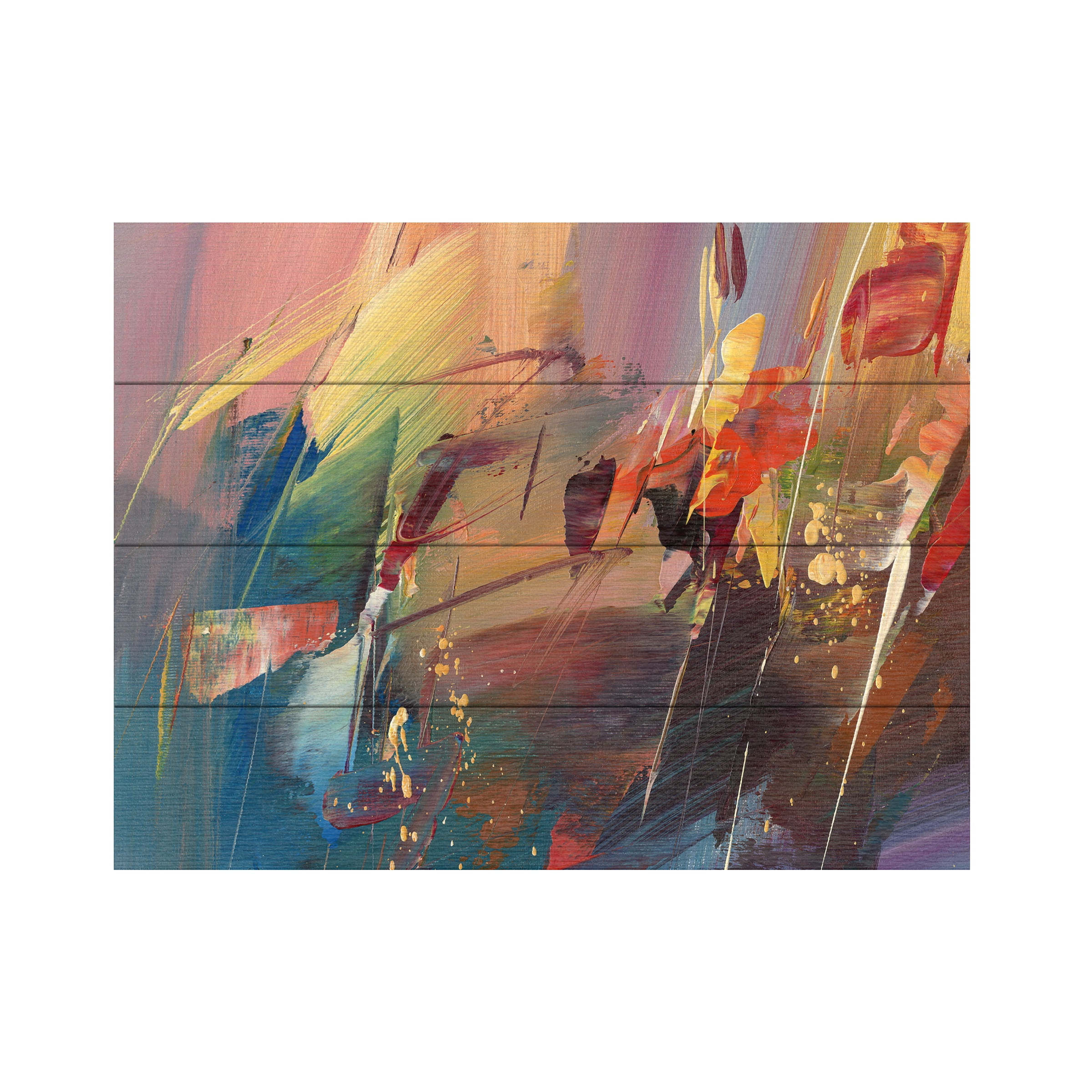 Trademark Fine Art 'Garden' Wooden Wall Art Art by Ricardo Tapia