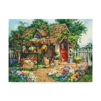 Trademark Fine Art ' Gardeners Haven' Canvas Art by Barbara Mock