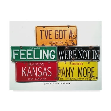 Trademark Fine Art 'Garland Not In Kansas' Canvas Art by Gregory Constantine