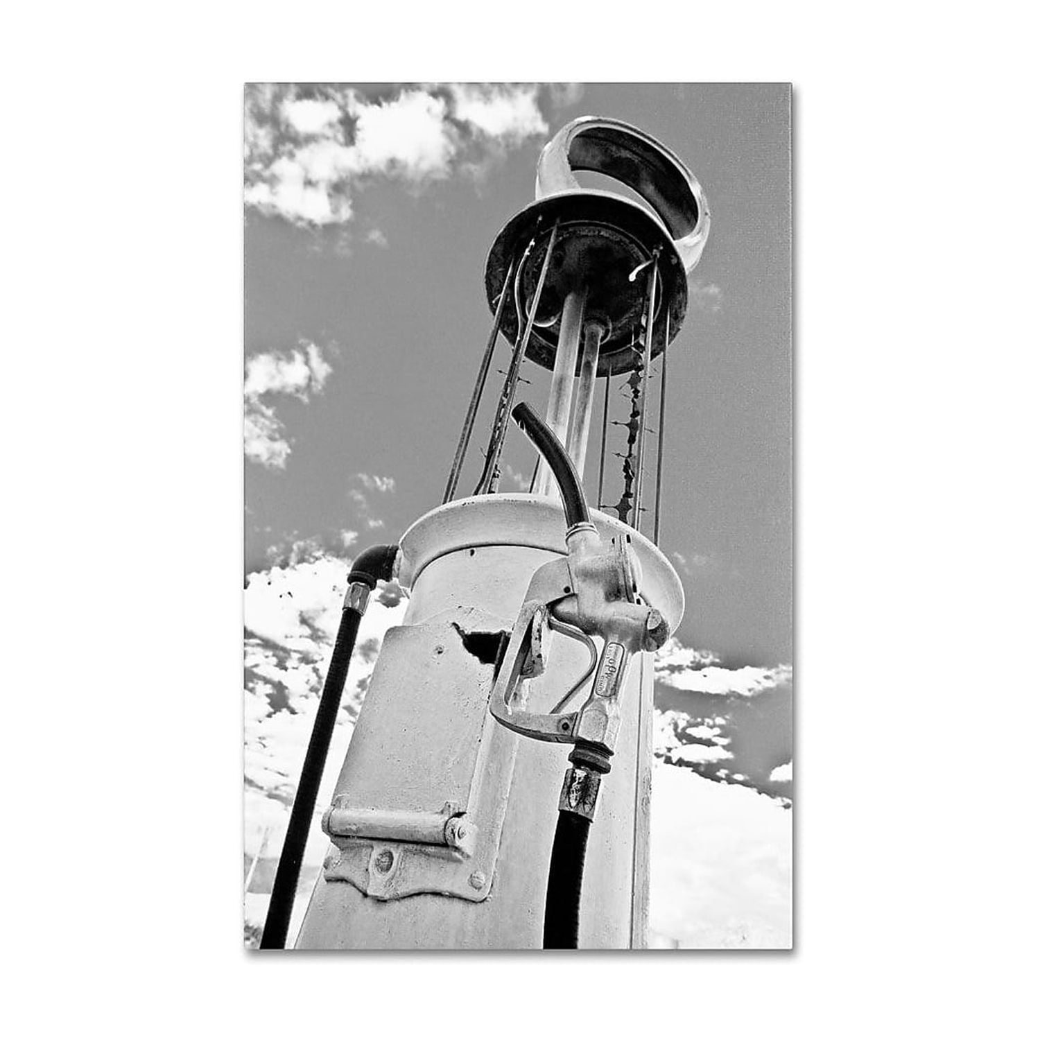 Trademark Fine Art "Gas Pump" Canvas Art by Yale Gurney