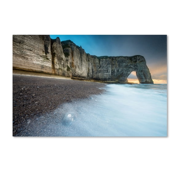 Trademark Fine Art "Gate to the Ocean" Canvas Art by Mathieu Rivrin