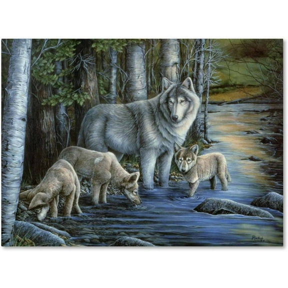 Trademark Fine Art Jenny Newland Gentle Morning Canvas Wall Art - 14x19