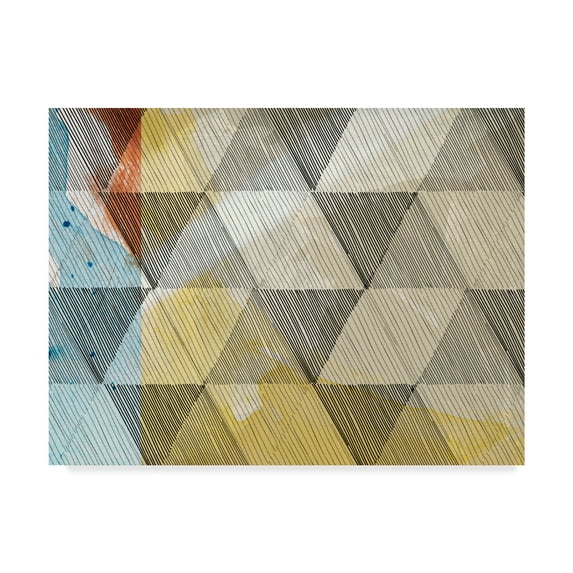 Trademark Fine Art 'Geo Now Sketch I' Canvas Art by Sisa Jasper