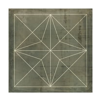 Trademark Fine Art 'Geometric Blueprint I' Canvas Art by Vision Studio