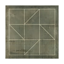 Trademark Fine Art 'Geometric Blueprint IV' Canvas Art by Vision Studio