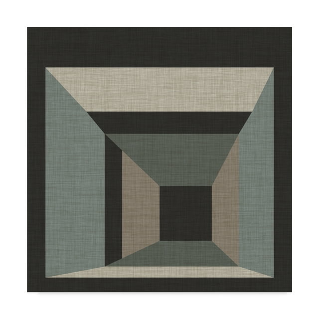 Trademark Fine Art 'Geometric Perspective III' Canvas Art by June Erica Vess