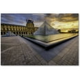 thumbnail image 1 of Trademark Fine Art "Geometry of the Louvre Museum" Canvas Art by Mathieu Rivrin, 1 of 1
