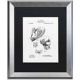 thumbnail image 1 of Trademark Fine Art "George Eastman Camera Patent White" Canvas Art by Claire Doherty Black Matte, Silver Frame, 1 of 4