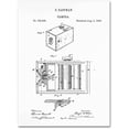 thumbnail image 1 of Trademark Fine Art "George Eastman Camera Patent White" Canvas Art by Claire Doherty, 1 of 2