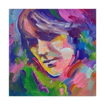 Trademark Fine Art 'George Harrison Portrait' Canvas Art by Howie Green