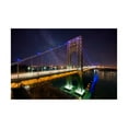 thumbnail image 1 of Trademark Fine Art 'George Washington Bridge Starry Night' Canvas Art by David Ayash, 1 of 3