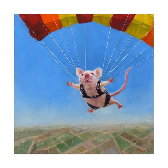 Trademark Fine Art 'Geranimo' Canvas Art by Lucia Hefferna