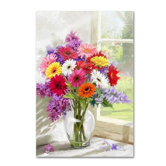 Trademark Fine Art 'Gerberas I' Canvas Art by The Macneil Studio