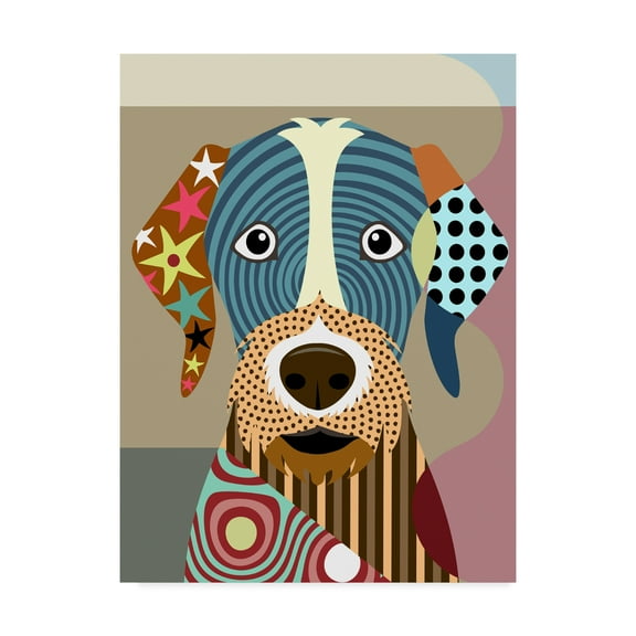 Trademark Fine Art 'German Wirehaired Pointer' Canvas Art by Lanre Adefioye