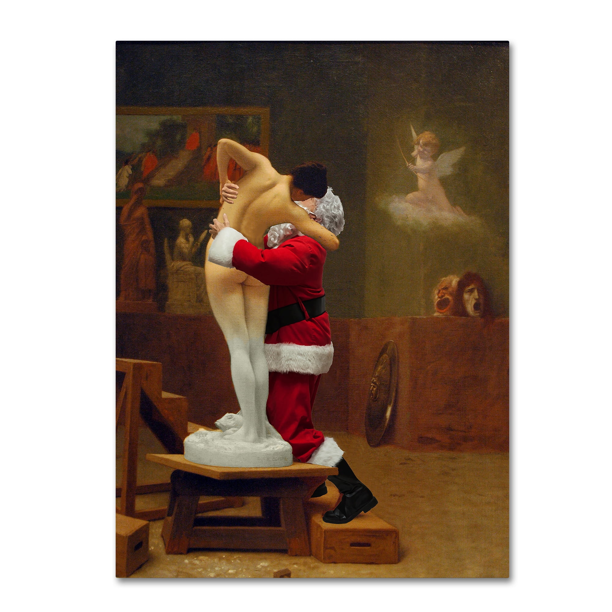 Trademark Fine Art 'Gerome-Pygmalion And Galatea' Canvas Art by Ed Wheeler