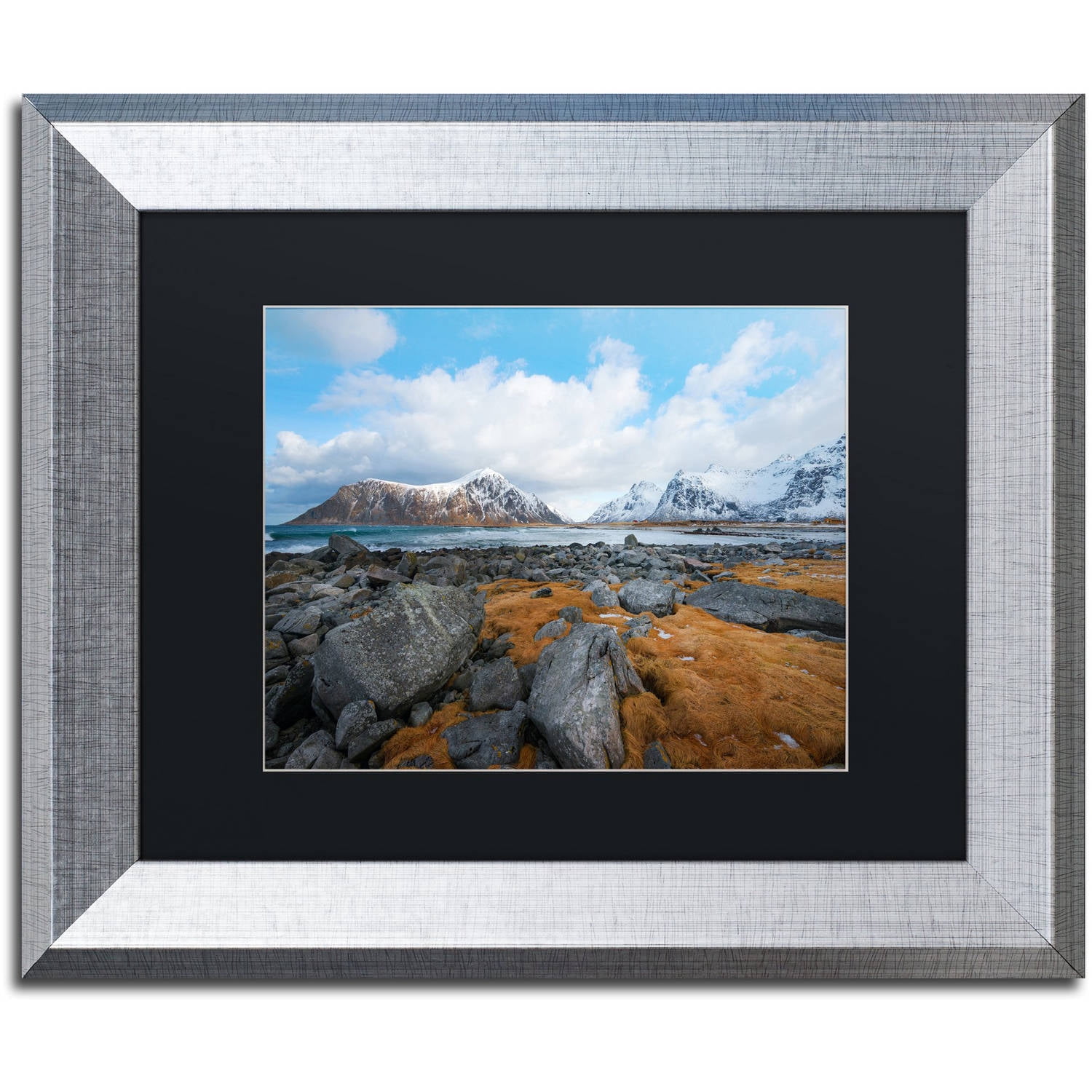 Trademark Fine Art "Get Back My Tomorrow" Canvas Art by Philippe Sainte-Laudy, Black Matte, Silver Frame