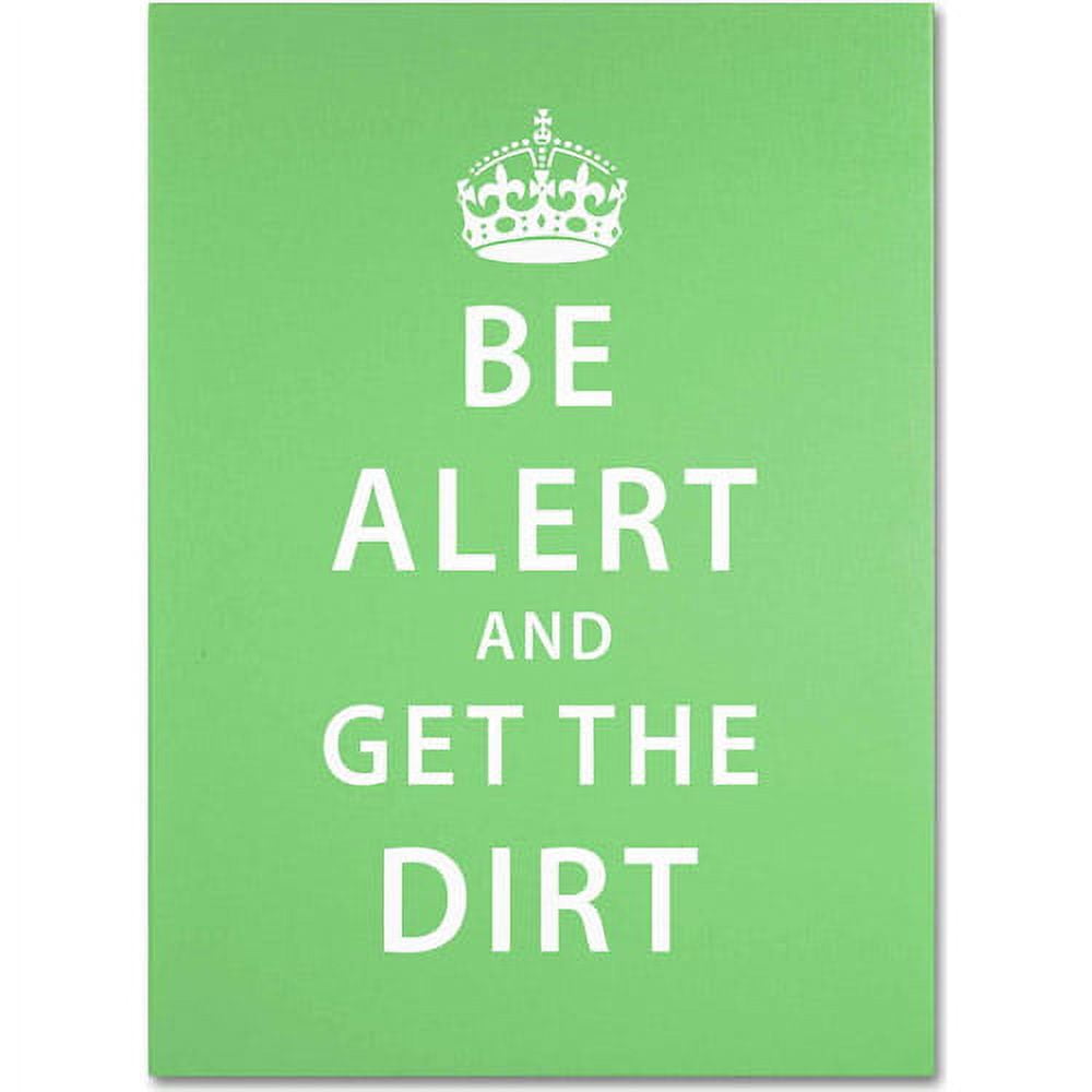 Trademark Fine Art "Get the Dirt" Canvas Art by Megan Romo
