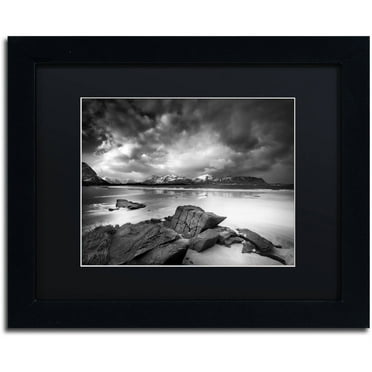 Trademark Fine Art "Getting There" Canvas Art by Philippe Sainte-Laudy, Black Matte, Black Frame