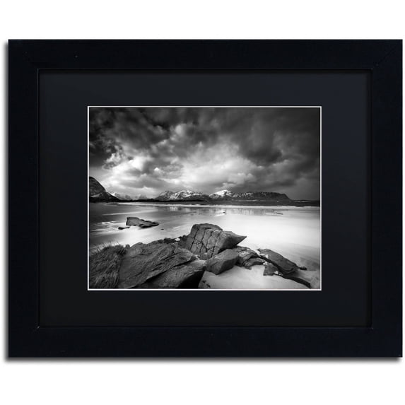 Trademark Fine Art "Getting There" Canvas Art by Philippe Sainte-Laudy, Black Matte, Black Frame