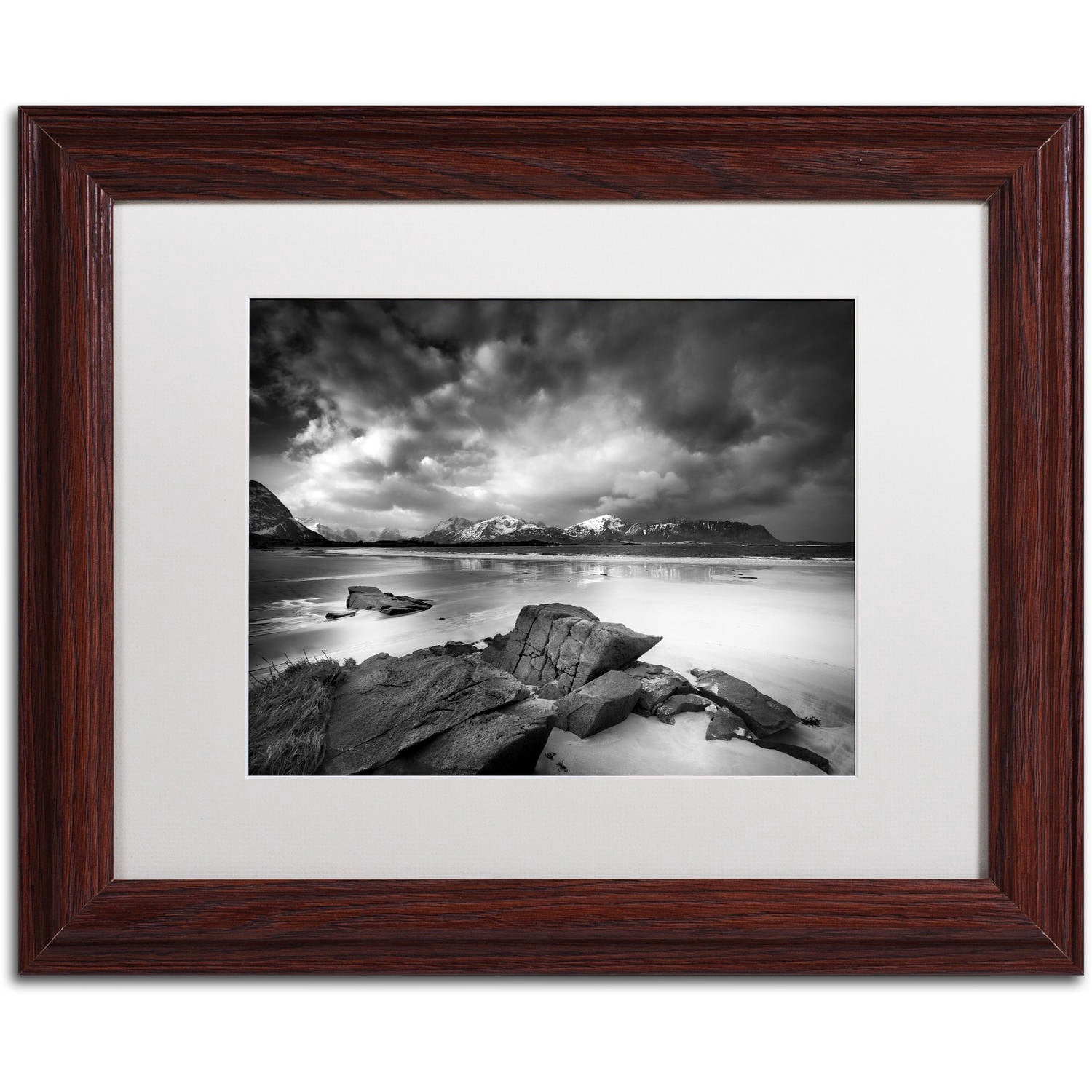 Trademark Fine Art "Getting There" Canvas Art by Philippe Sainte-Laudy, White Matte, Wood Frame