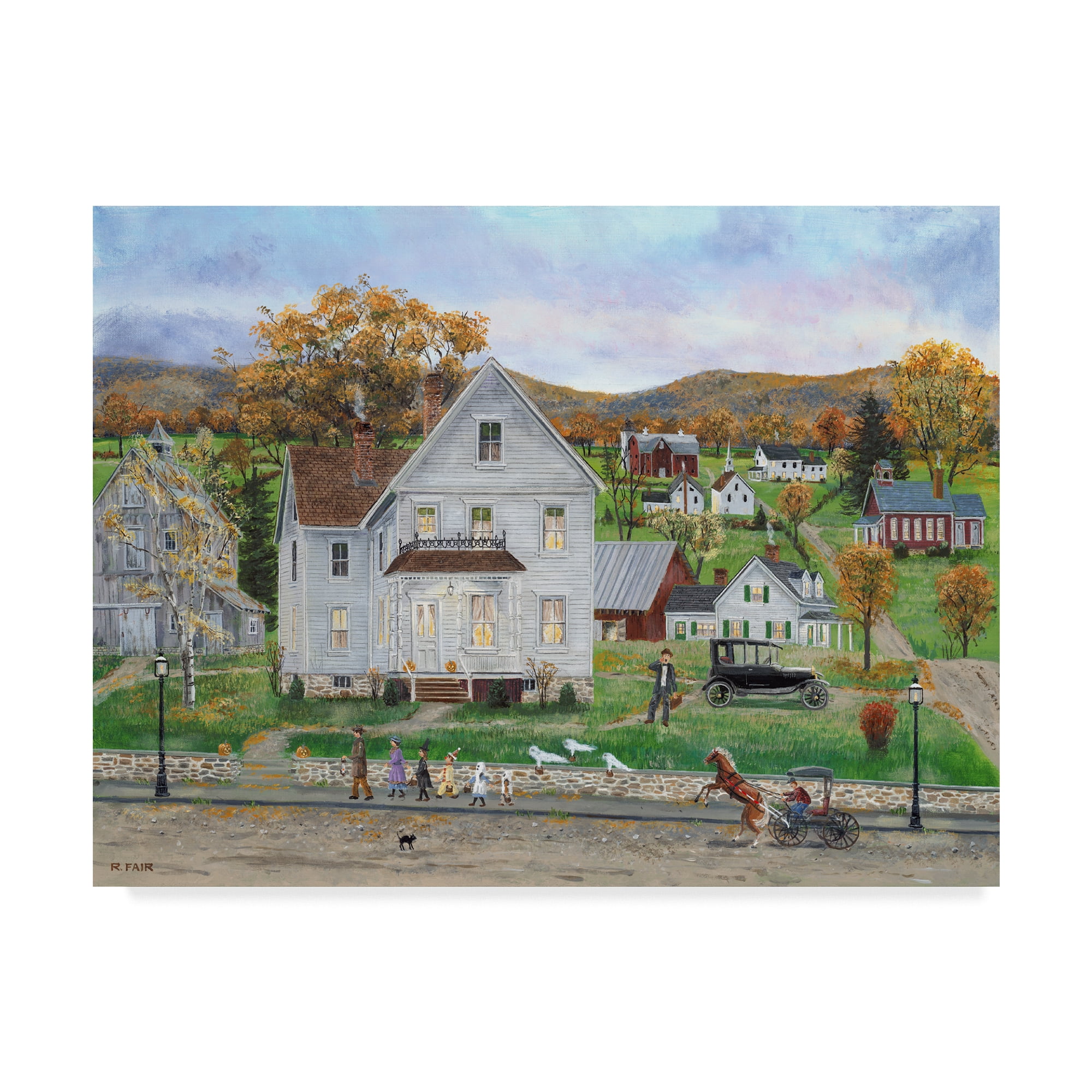 Trademark Fine Art 'Ghostly Arrival' Canvas Art by Bob Fair