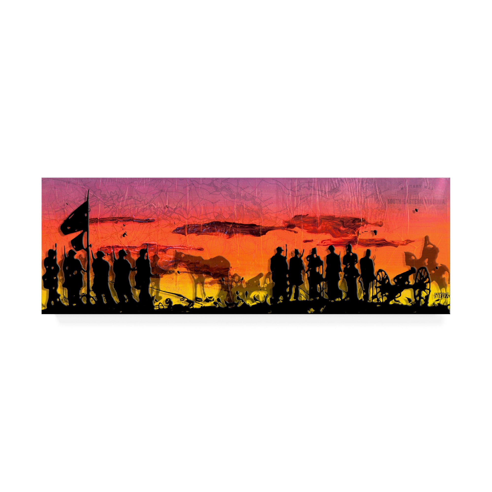 Trademark Fine Art 'Ghosts of Civil War' Canvas Art by Roderick Stevens