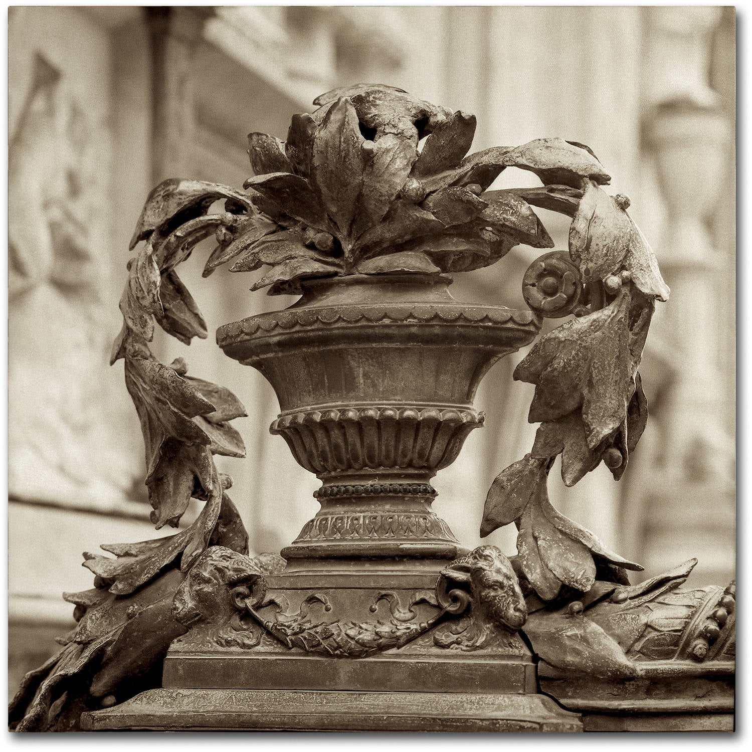 Trademark Fine Art "Giardini Italiano II" Canvas Art by Alan Blaustein
