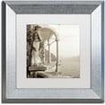 thumbnail image 1 of Trademark Fine Art "Giardini Italiano IV" Canvas Art by Alan Blaustein, White Matte, Silver Frame, 1 of 4