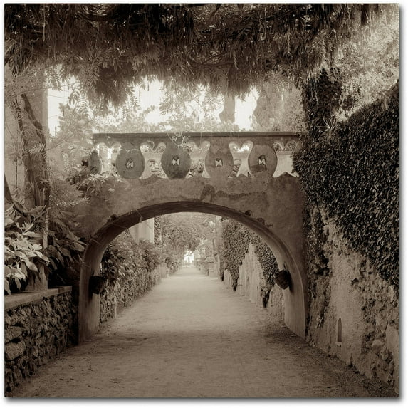 Trademark Fine Art "Giardini Italiano VI" Canvas Art by Alan Blaustein