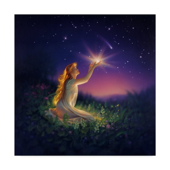 Trademark Fine Art 'Gift Of Light' Canvas Art by Kirk Reinert