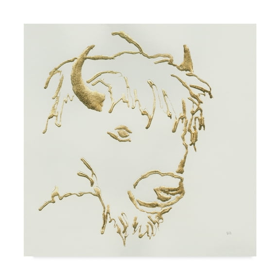 Trademark Fine Art 'Gilded Buffalo' Canvas Art by Chris Paschke