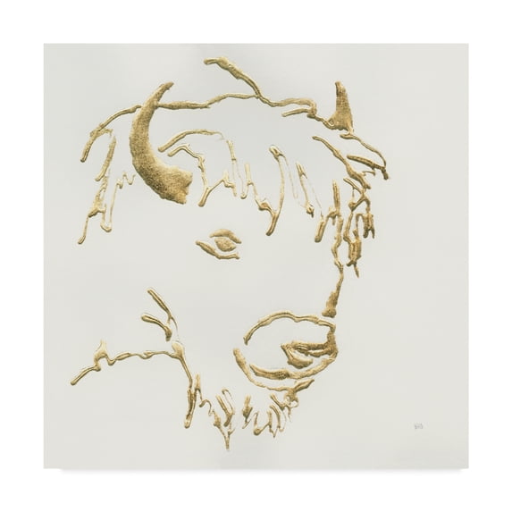 Trademark Fine Art 'Gilded Buffalo' Canvas Art by Chris Paschke