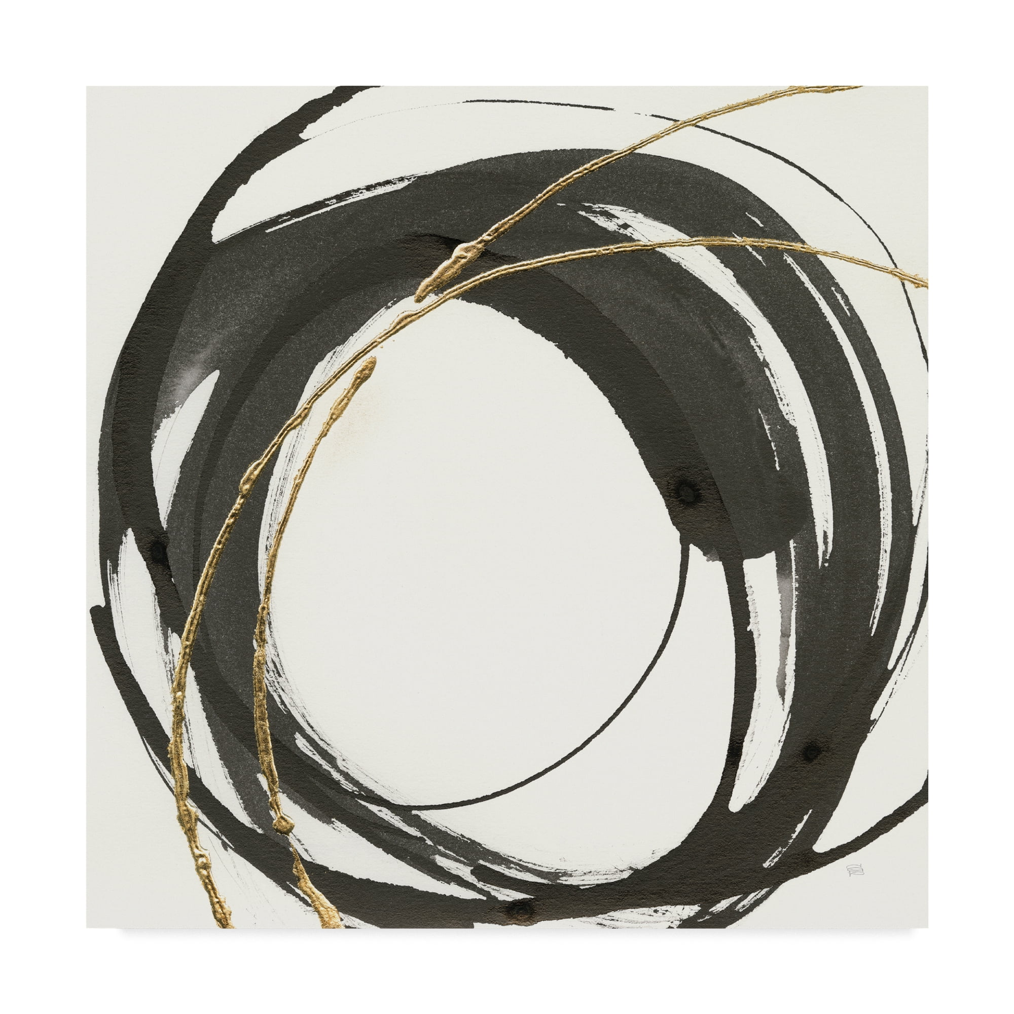Trademark Fine Art 'Gilded Enso IV' Canvas Art by Chris Paschke