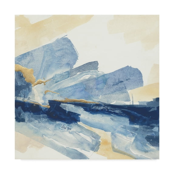 Trademark Fine Art 'Gilded Indigo II' Canvas Art by Chris Paschke