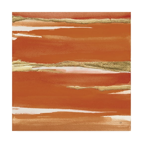 Trademark Fine Art 'Gilded Mandarin I Burnt Orange' Canvas Art by Chris Paschke
