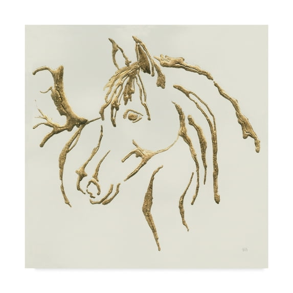 Trademark Fine Art 'Gilded Mare' Canvas Art by Chris Paschke