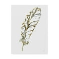 thumbnail image 1 of Trademark Fine Art 'Gilded Turkey Feather I' Canvas Art by Chris Paschke, 1 of 3